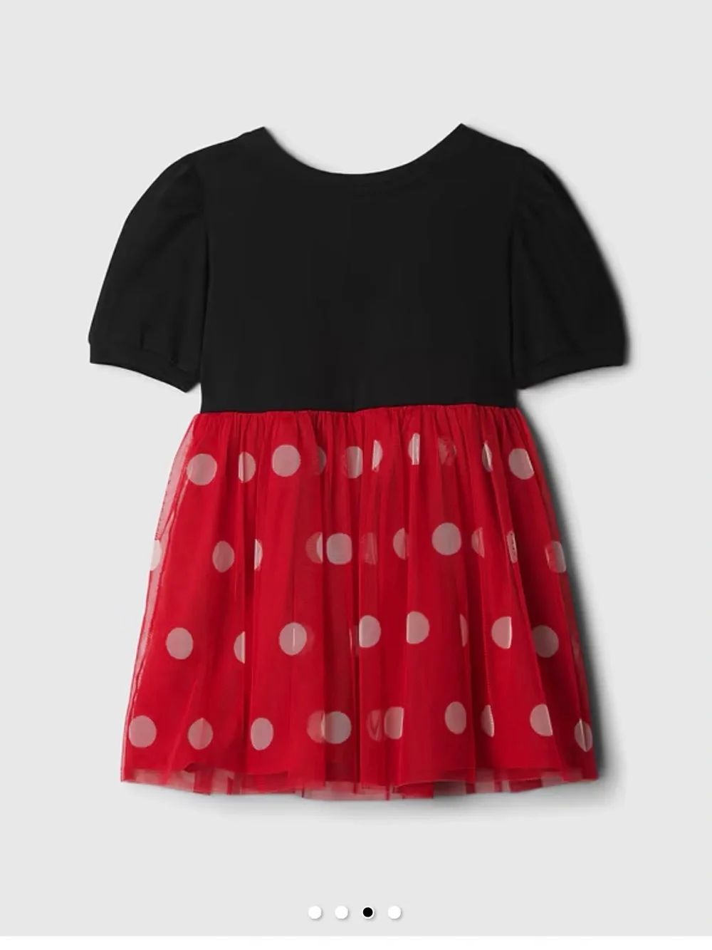 GAP Black & Red Minnie Mouse Polka Dot Tulle Dress